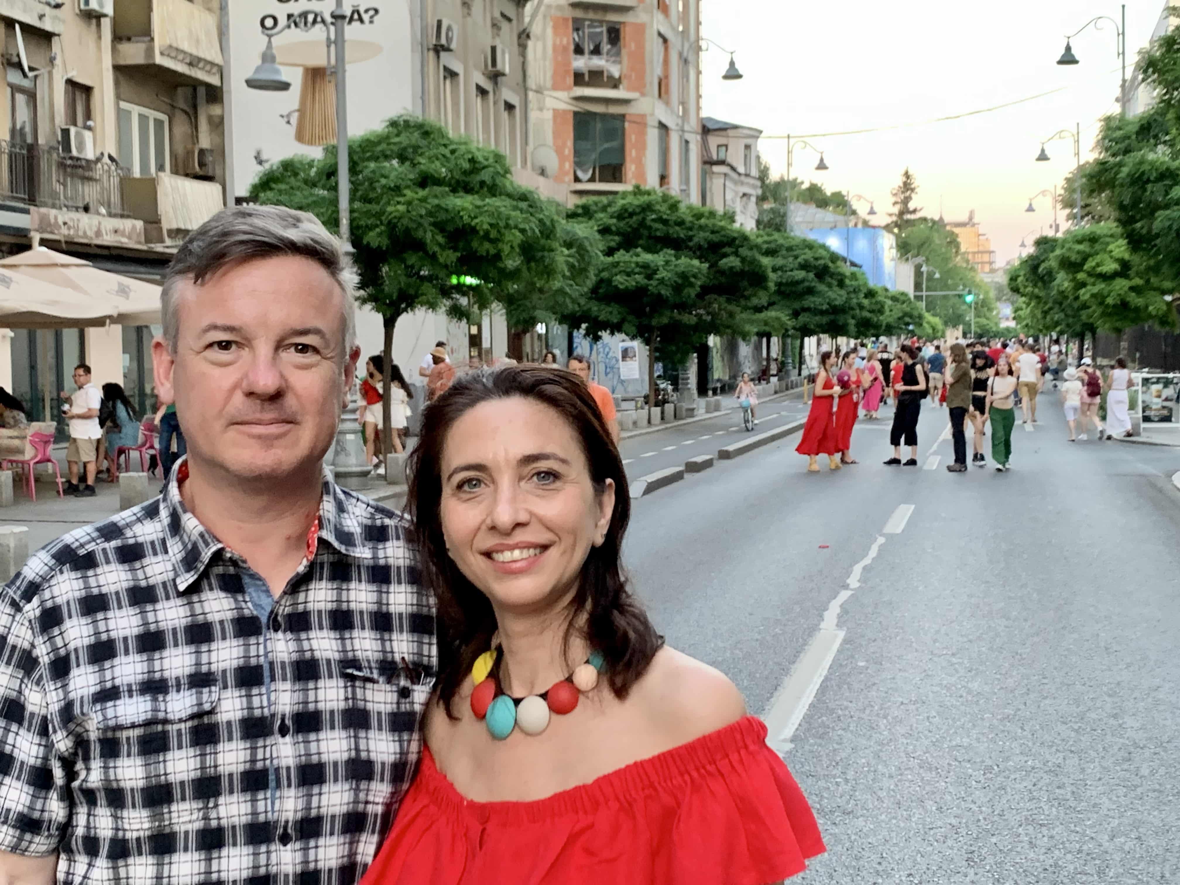 Aurelia et Christian couple franco belge