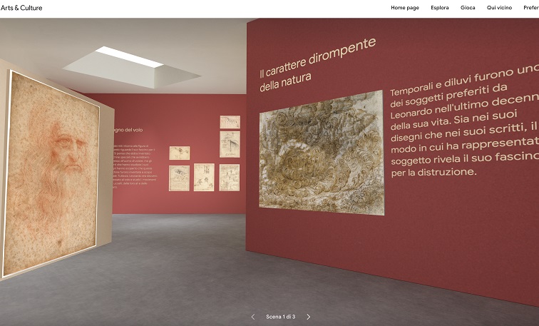 Il genio di Leonardo da Vinci rivive in Google Arts & Culture