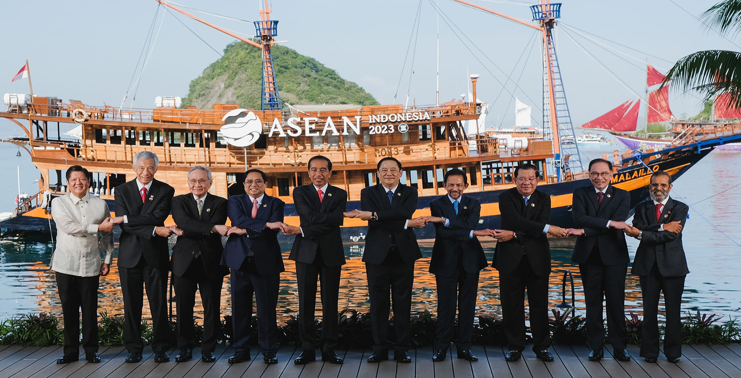 Les dirigeants des pays membres de l'ASEAN lors du 42e sommet de l'ASEAN de à Labuan Bajo. Crédit @ASEAN