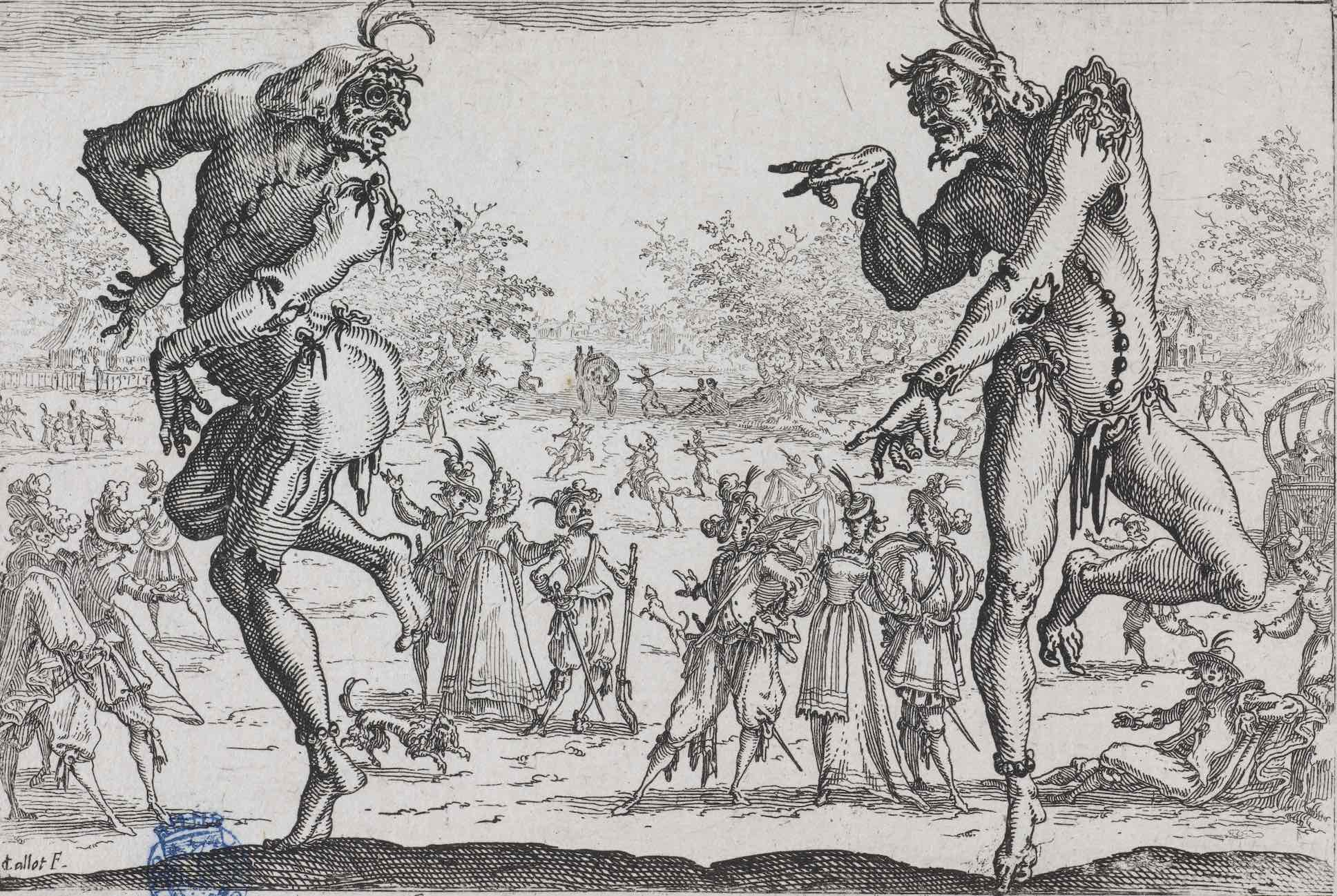 Les Deux pantalons Jacques Callot