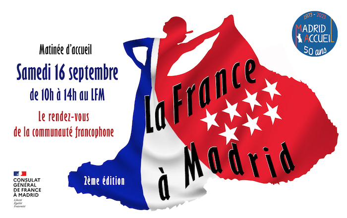 Affiche La France à Madrid 2023