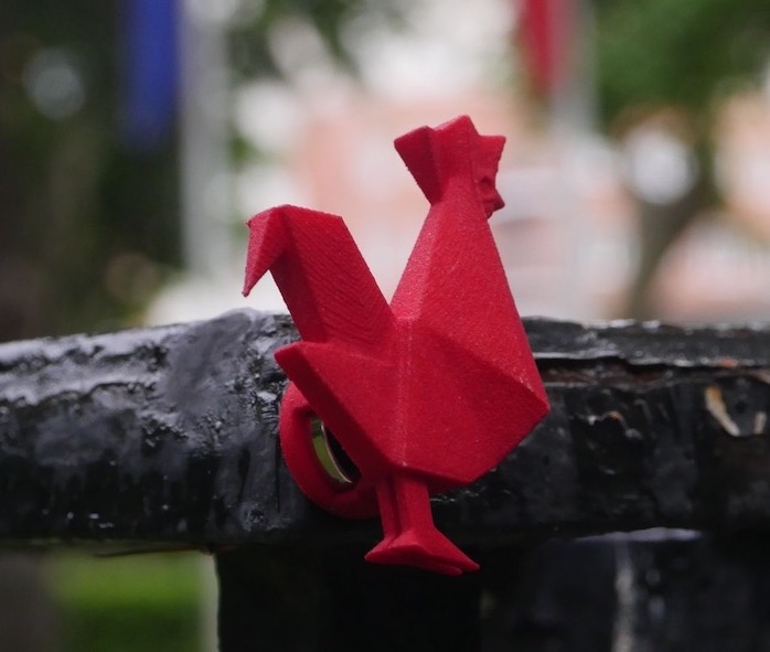 Le coq rouge, symbole de la french tech