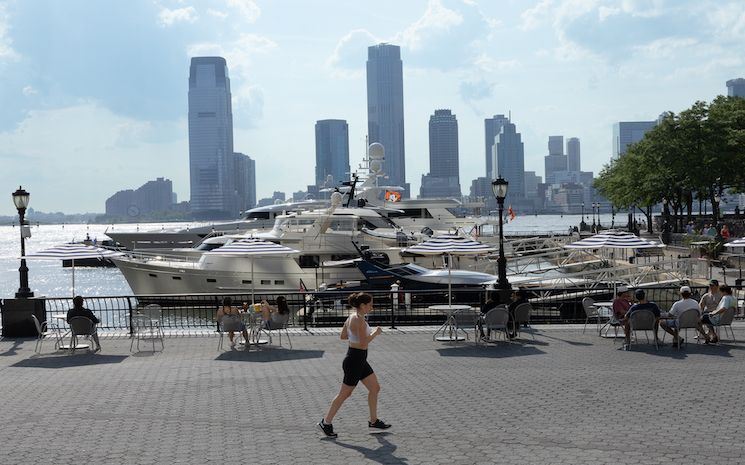 Battery Park City, a new city in the heart of the Big Apple