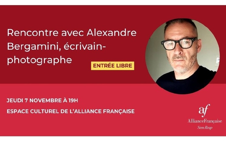 Alexandre Bergamini à l'Alliance française de Siem Reap