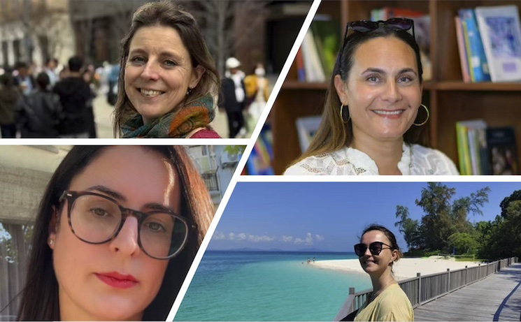 Diane, Yasmina, Célia et Sophie : 