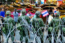 barrage militaire Thailande