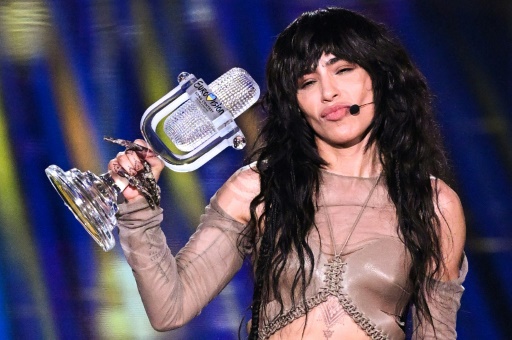 Loreen lors de sa performance Tattoo à l'Eurovision 2023