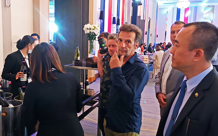 Mathieu Kassovitz lors de la soiree du 14 juillet 2023 organise par l'ambassade de France en Thailande