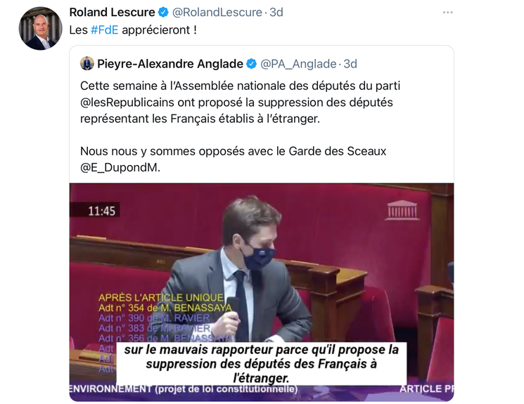 Député des Français de l’étranger