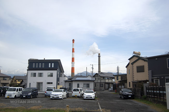 maisons près du mont fuji