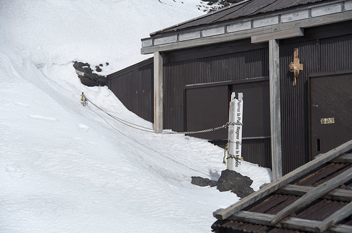 sur le mont fuji