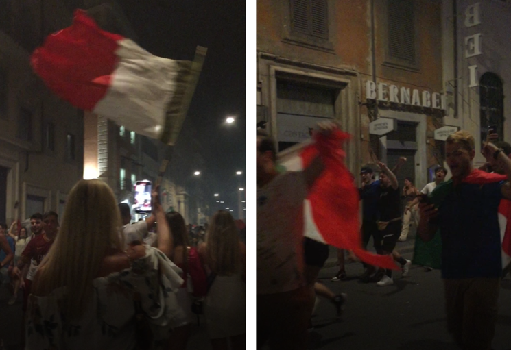 L'Italie en fête après sa victoire face à l'Espagne