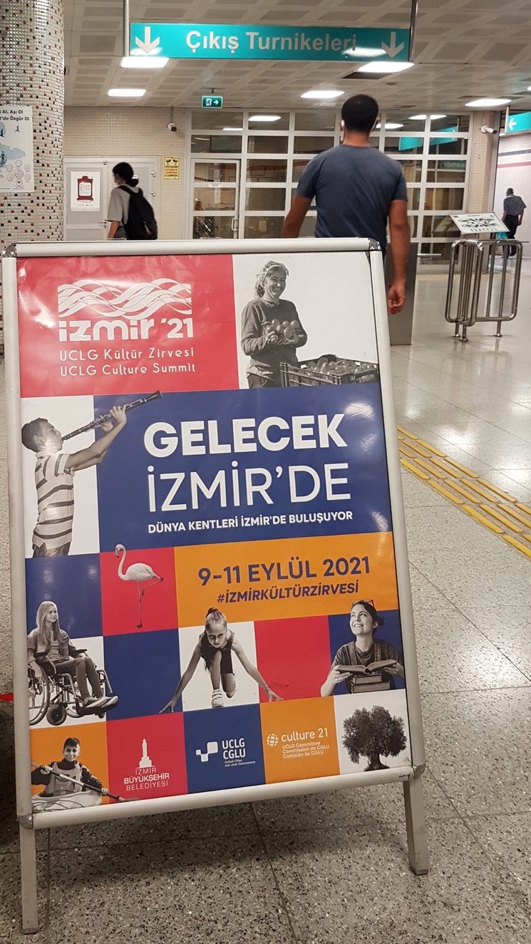 Izmir accueille, du 9 au 11 septembre 2021, le 4ème Sommet de la Culture de la CGLU, l’Organisation Mondiale des Cités et Gouvernements Locaux Unis