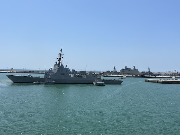 Destroyers américains sur la base de Rota 