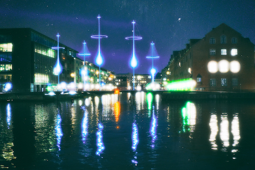 Festival des lumières de Copenhague février 2021, photo de Martin Dedron