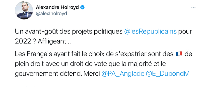 Député des Français de l’étranger