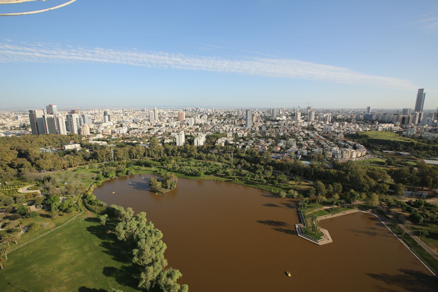 Vue depuis la montgolfière