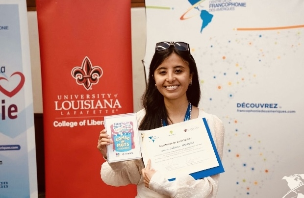 Laura Mendoza à l'université de Louisiane