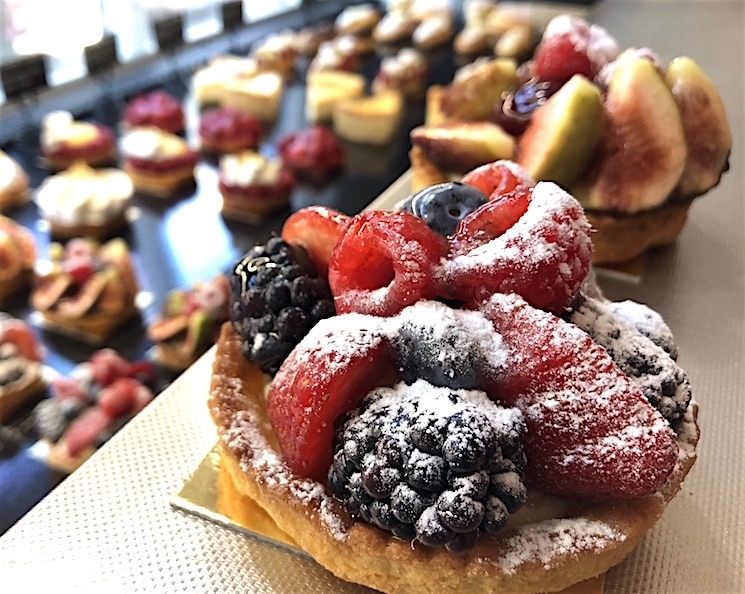 Les tartelettes aux fruits de la Maison Puget située sur Portobello Road