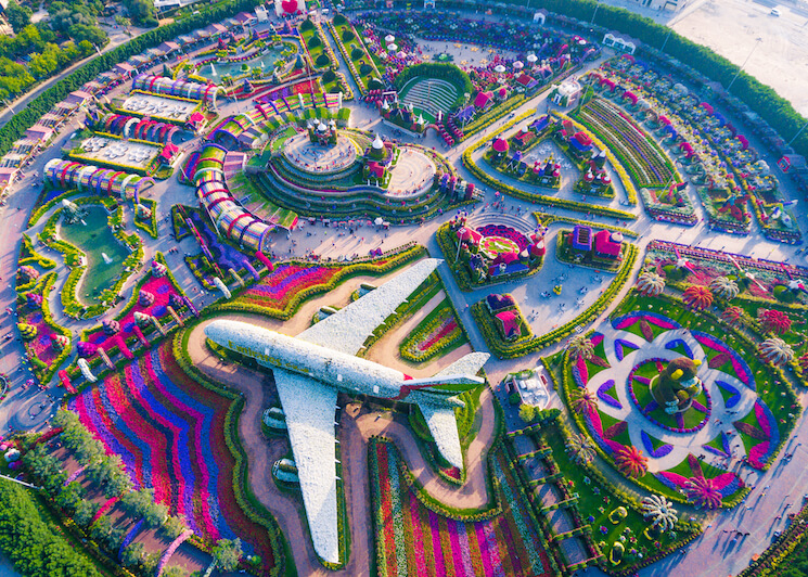 miracle garden à Dubai