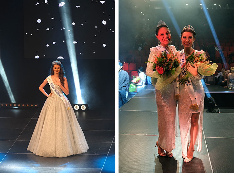 Louisa Salvan : Miss Calédonie 2020 et les Dauphines 2021 : Charlotte Bourre première dauphine et Tania Boutaouhima deuxième dauphine