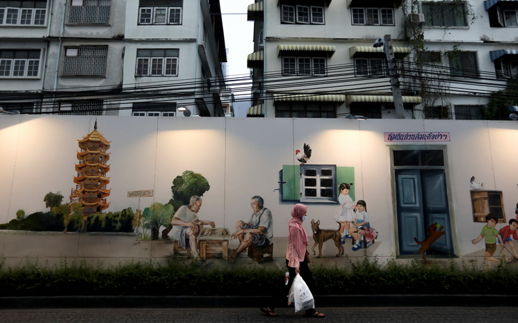 Sanctuaire de Chao Thap Thim dans le quartier chinois de Bangkok