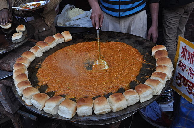 Stand de Pav Bhaji à Delhi