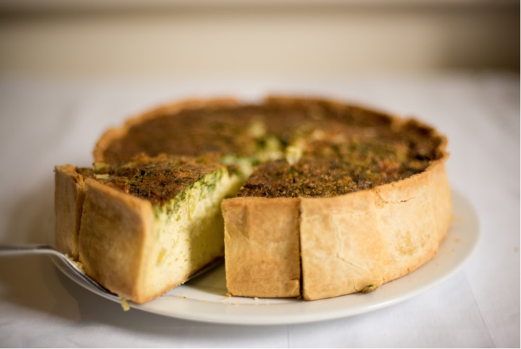 quiche à l'oignon