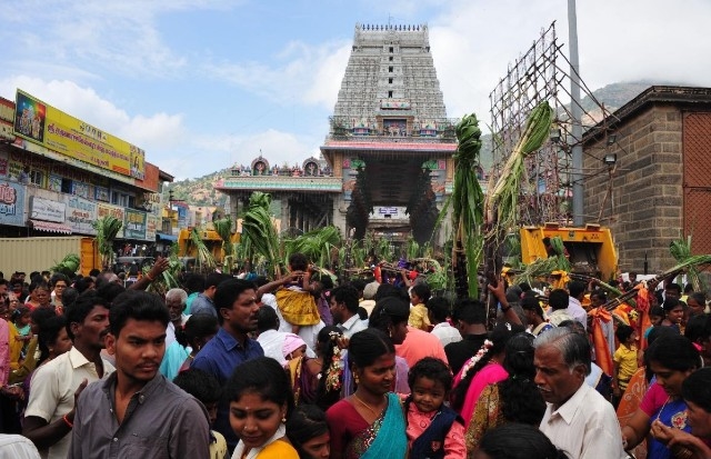 Temple Annamalaiyar a Thiruvannamalai Tamil Nadu Inde