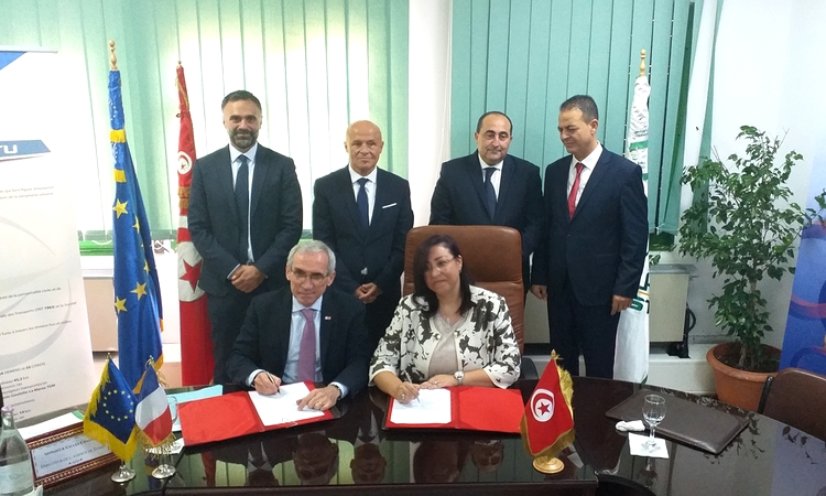 Signature de la convention 
