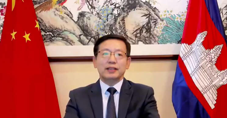 M. Wang Wentian Ambassadeur de Chine au Cambodge Source Ambassade de Chine