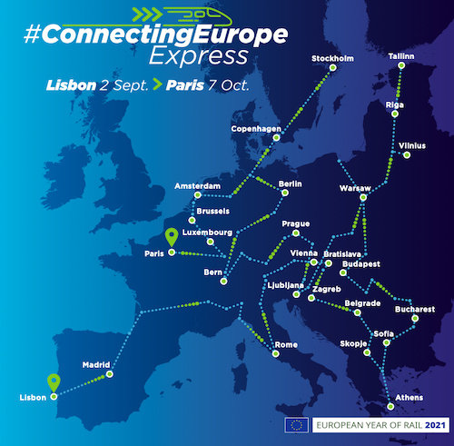 2021 année européenne du train capitales