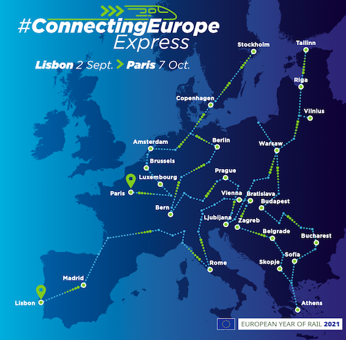 2021 année européenne du train capitales 