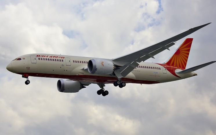 Un avion d'Air India en vol