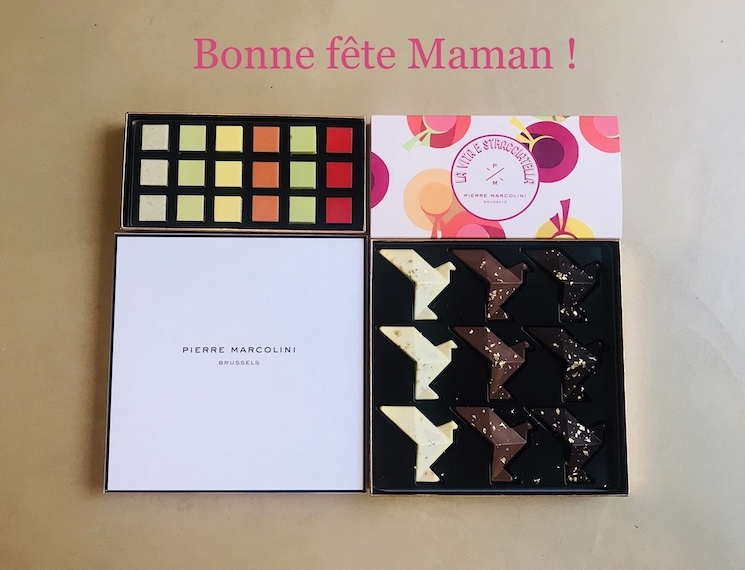 Un coffret de chocolats pour la fête des mères