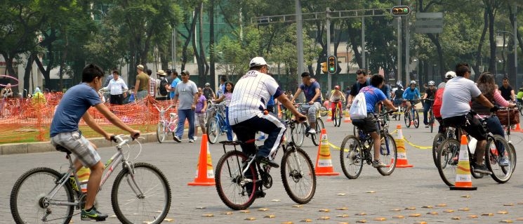 Journée de la Bicyclette en ville de Mexico