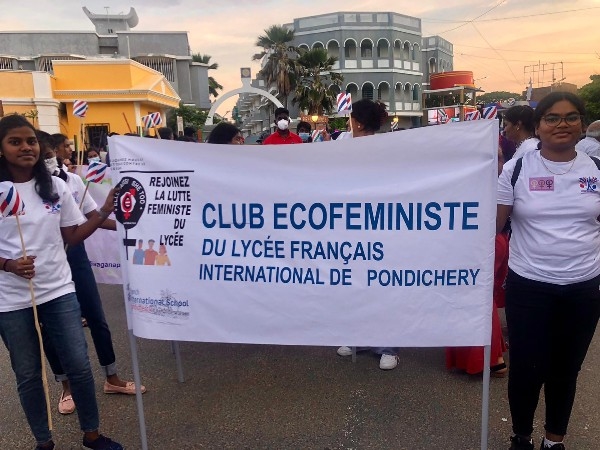 le club eco feministe du lycee francais de pondichery