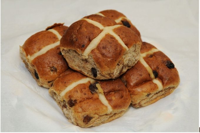 Les hot cross bun de Pâques en Inde