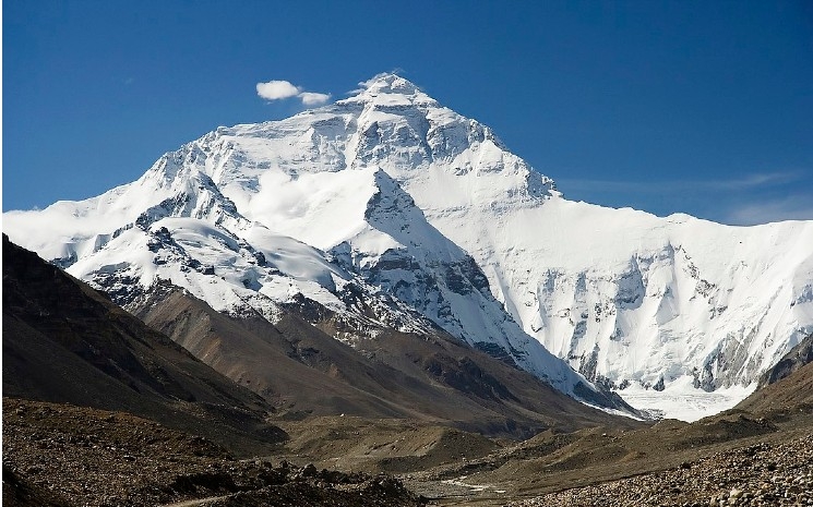 La face nord de l'Everest