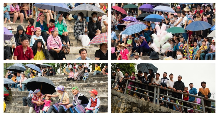 la foule se réunit devant Bac Ha festival