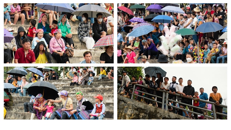 la foule se réunit devant Bac Ha festival 