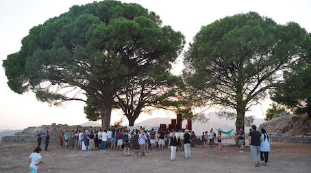 Au festival de théâtre de Bergame en août 2021