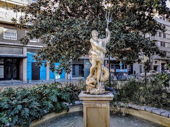 la fontaine de Neptune à Valencia