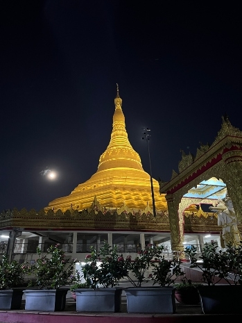 Le centre de méditation Global Vipassana Pagoda près de Mumbai