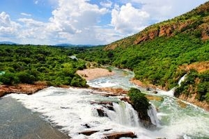 un paysage en Afrique du Sud
