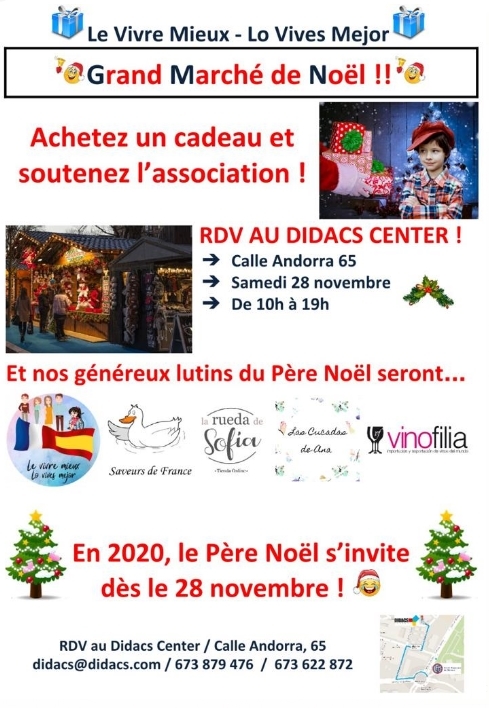 marché noël solidaire madrid