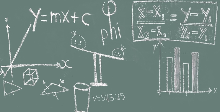 tableau mathématiques équations