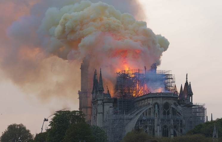 L'incendie de Notre Dame de Paris