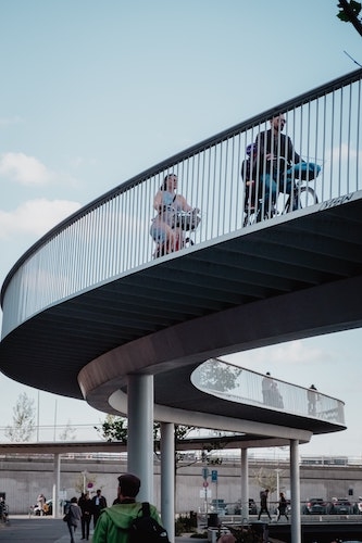 un pont pour vélo à Copenhague