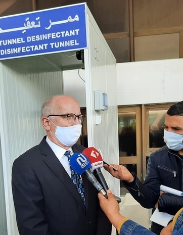 unité désinfectante aéroport tunis carthage